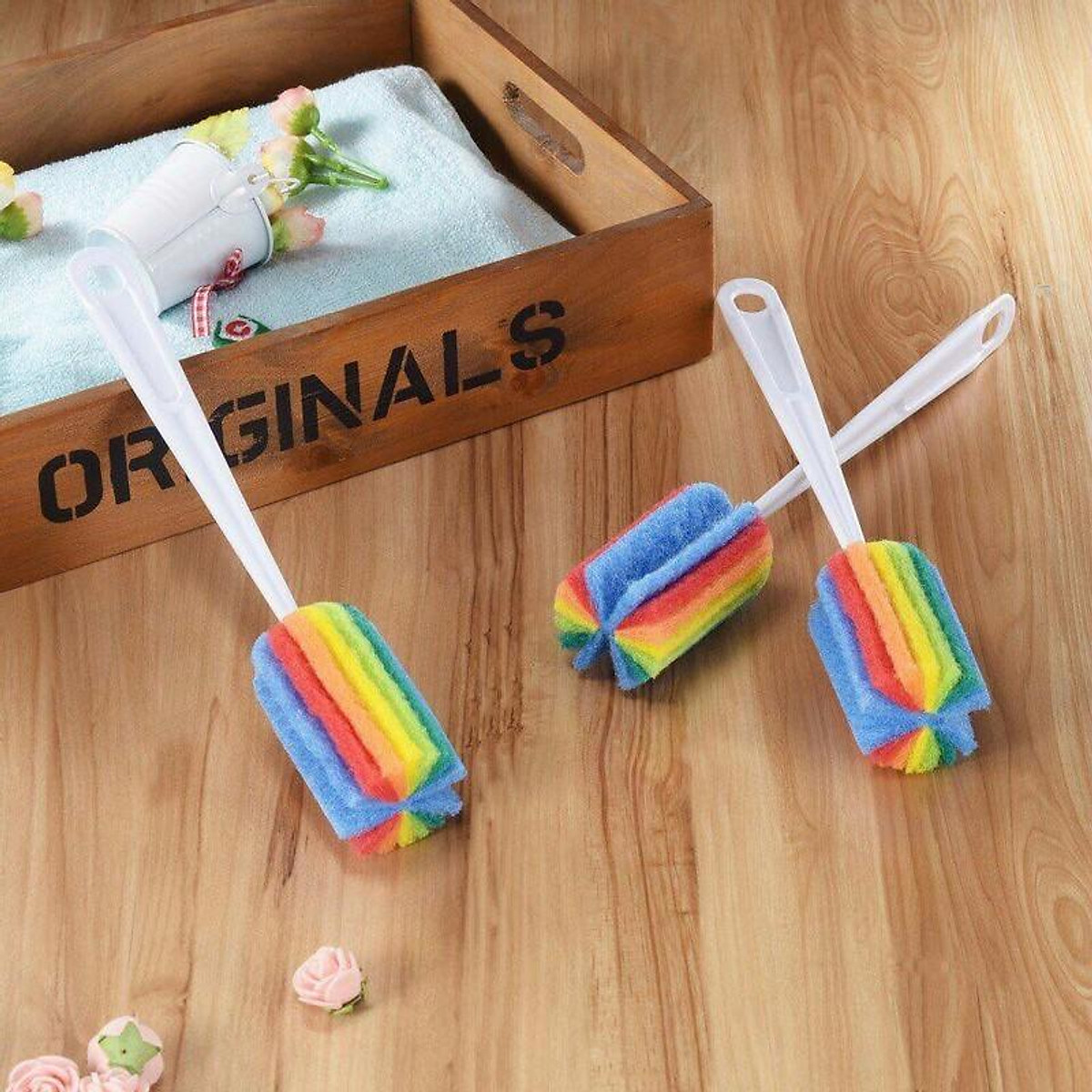 Cọ rửa bình sữa cầu vòng, cọ rửa bình