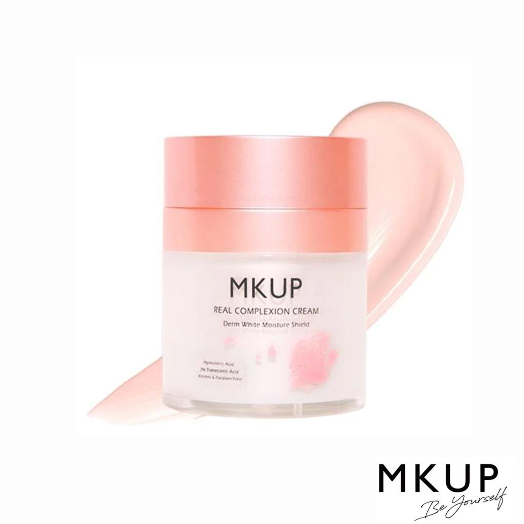 Kem lười MKUP dưỡng ẩm trắng da Real complexion Cream