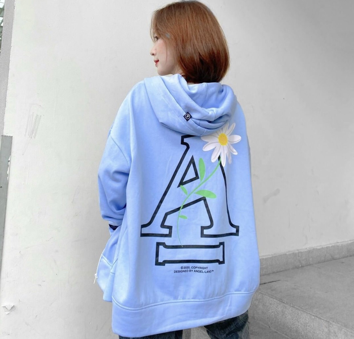 ÁO KHOÁC HOA CÚC SIÊU PHẨM  ANGEL - LAND FORM RỘNG CỰC ĐẸP MẪU MỚI NHẤT