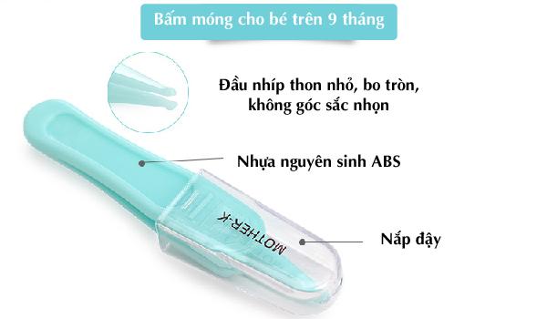 BỘ CẮT MÓNG KÈM NHÍP MOTHER-K HÀN QUỐC