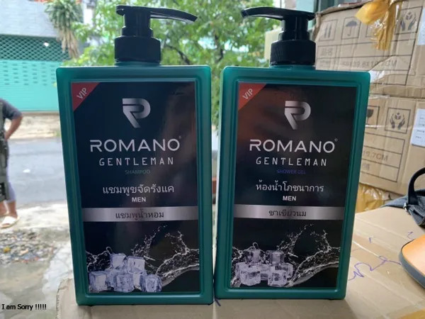 Chai dầu gội nam Romano Thái Lan 650ml