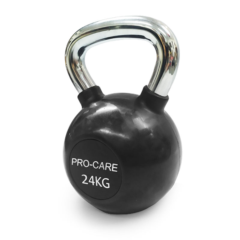 Tạ bình vôi (Tạ Ấm- Tạ Quai Xách) bọc cao su Pro-care - 24kg