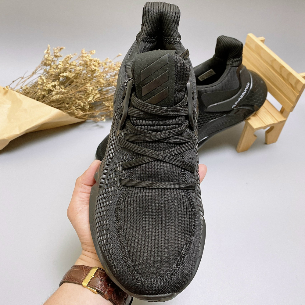 [Full box & Freeship] Giày Thể Thao Sneaker Alphabounce Đen Full Version 2020 - Nam Nữ