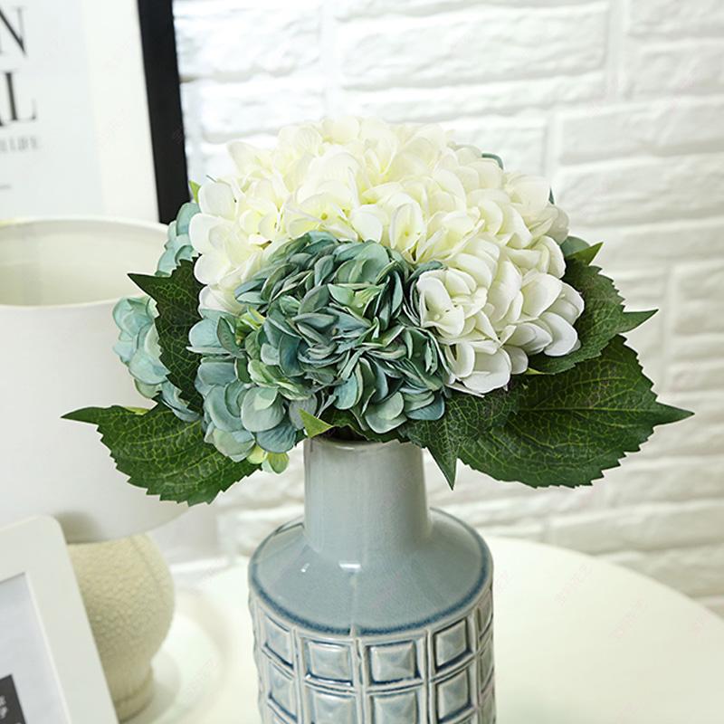 Hydrangea Mô Phỏng Hoa Giả Hoa Để Bàn Tủ Lạnh Trên Trang Trí Phòng Khách Hoa Hoa Nhựa Bàn Trà Hoa Nghệ Thuật Vật Trang Trí Hoa Giả