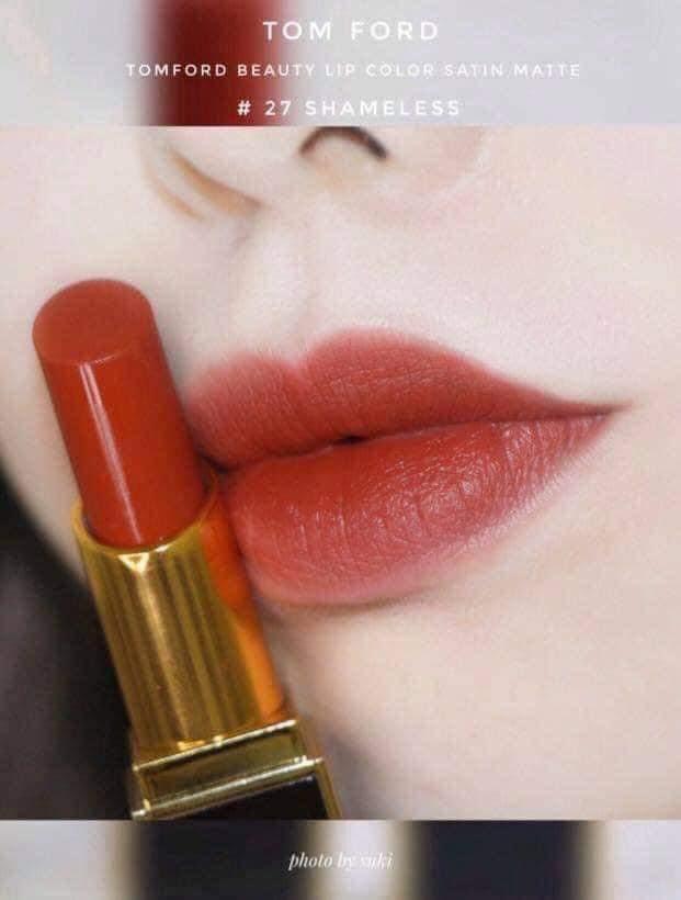 Son #TomFord 27 Shameless- Màu Đỏ Gạch cực Tây.