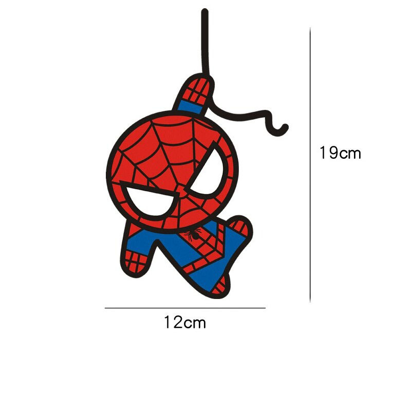 Miếng Dán Hình Người Nhện Marvel Độc Đáo Trang Trí Xe Hơi