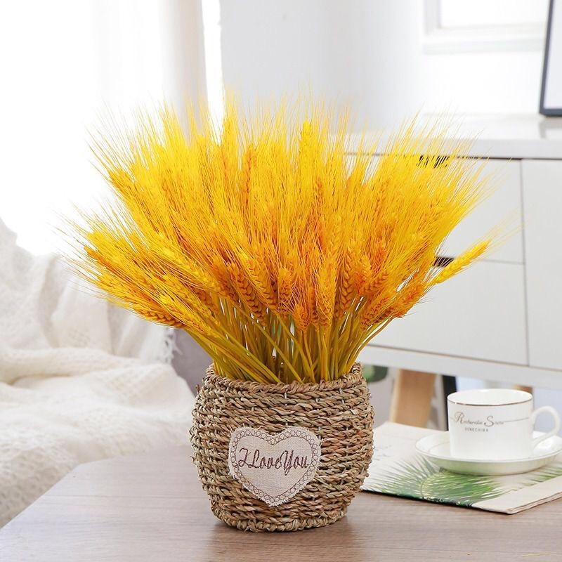 Bó 100 cành lúa mạch khô - hoa khô trang trí nhà cửa dghome decor - bó lúa mạch decor dg-49