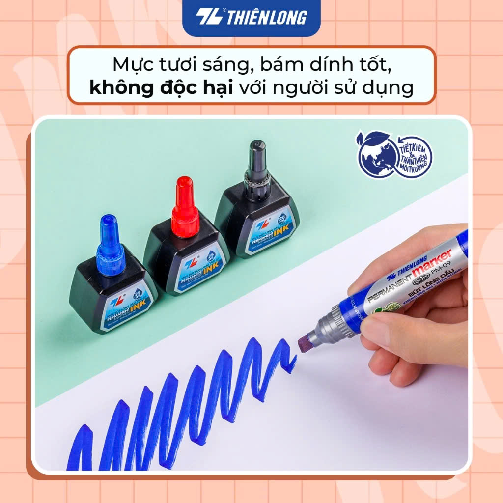 Mực bút lông dầu 25ml Thiên Long PMI-01