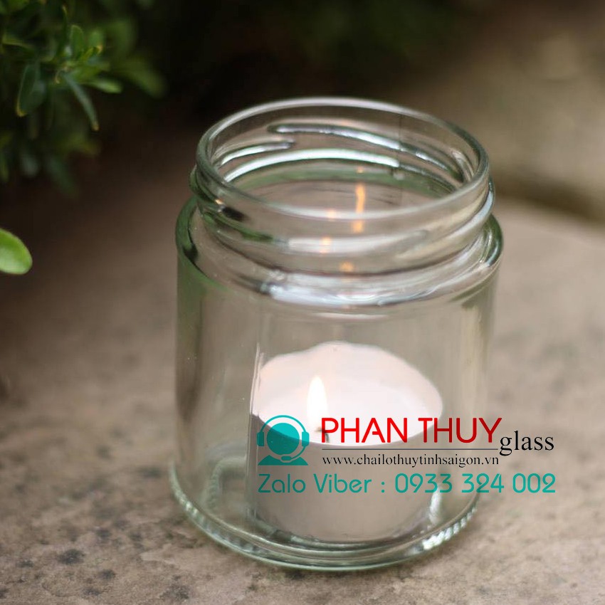 [HCM]Hũ Thủy Tinh 220ml nắp Thiết