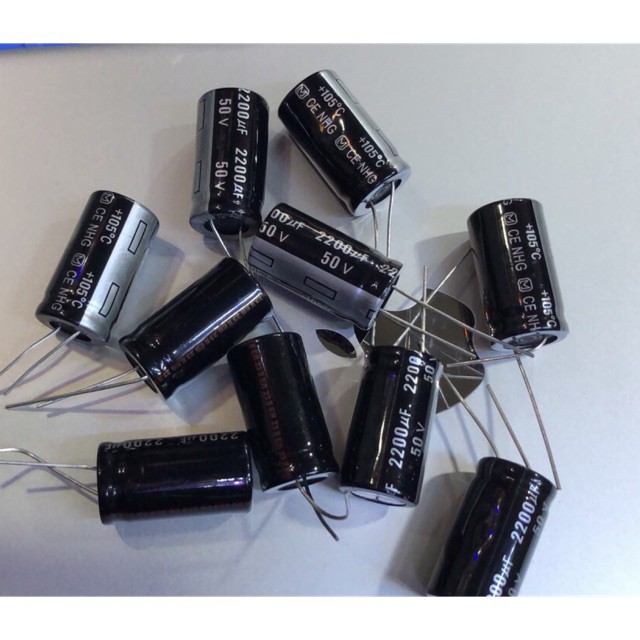Set 10 con tụ hoá 2200uF-50V