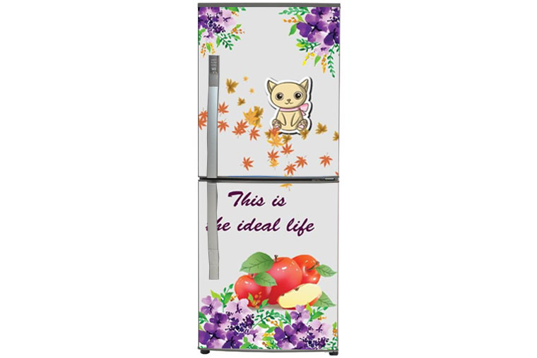 [HCM]Decal dán trang trí tủ lạnh - Ideal - Chất liệu cao cấp