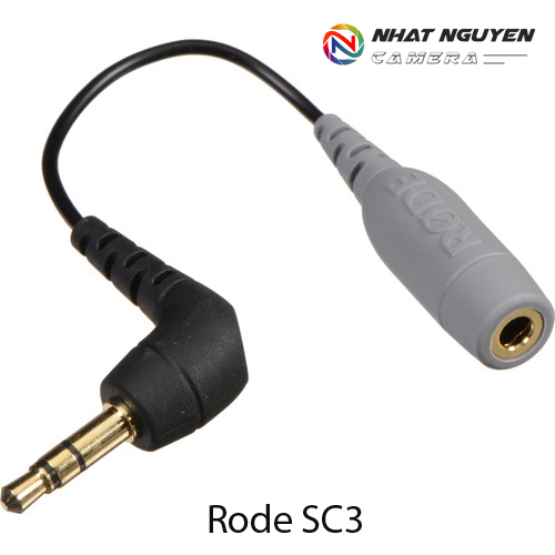 [HCM]Cáp chuyển Rode SC3 3.5 mm TRRS sang TRS 35 mm cho mic smartLav