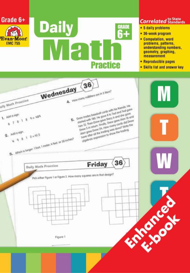 [Trọn Bộ] Daily Math Practice – Full (6 book)