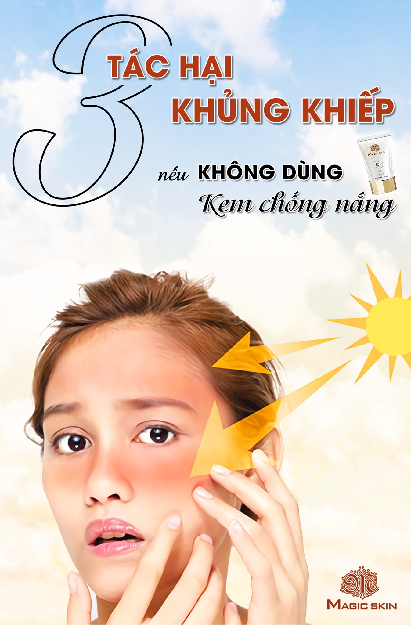 Kem chống nắng thảo dược Magic Skin