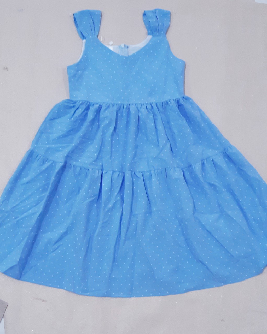 Đầm xòe maxi dái cho bé gái size đại