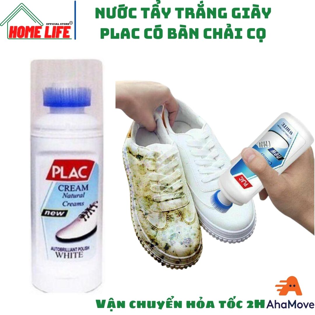 Nước tẩy trắng giày flac có bàn chải cọ, chai cọ sạch giầy, túi xách đa năng, chai tẩy trắng tiện dụng