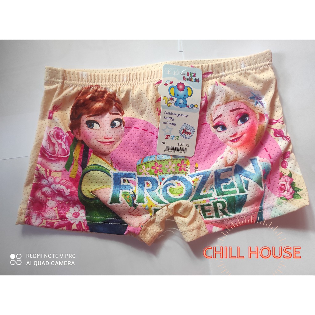 Combo 10 Quần Chip Đùi Elsa Cho Bé - Chillhouse