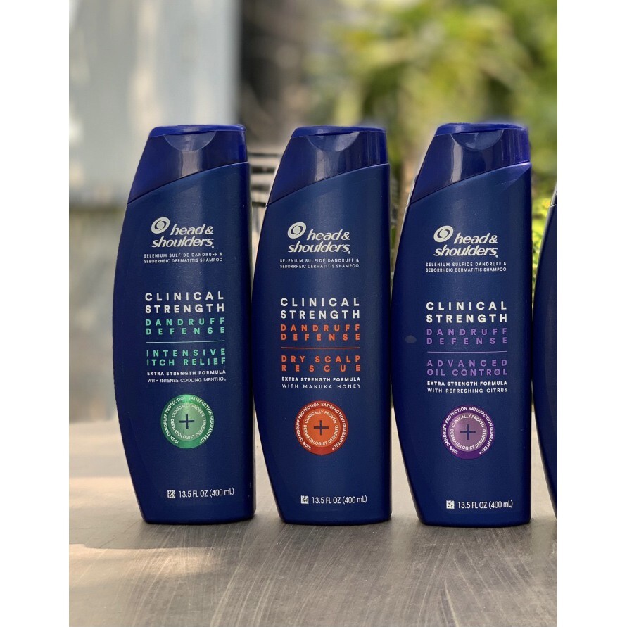 [HÀNG MỸ CHÍNH HÃNG]- Dầu gội Head & Shoulder Clinical Strength 400ml
