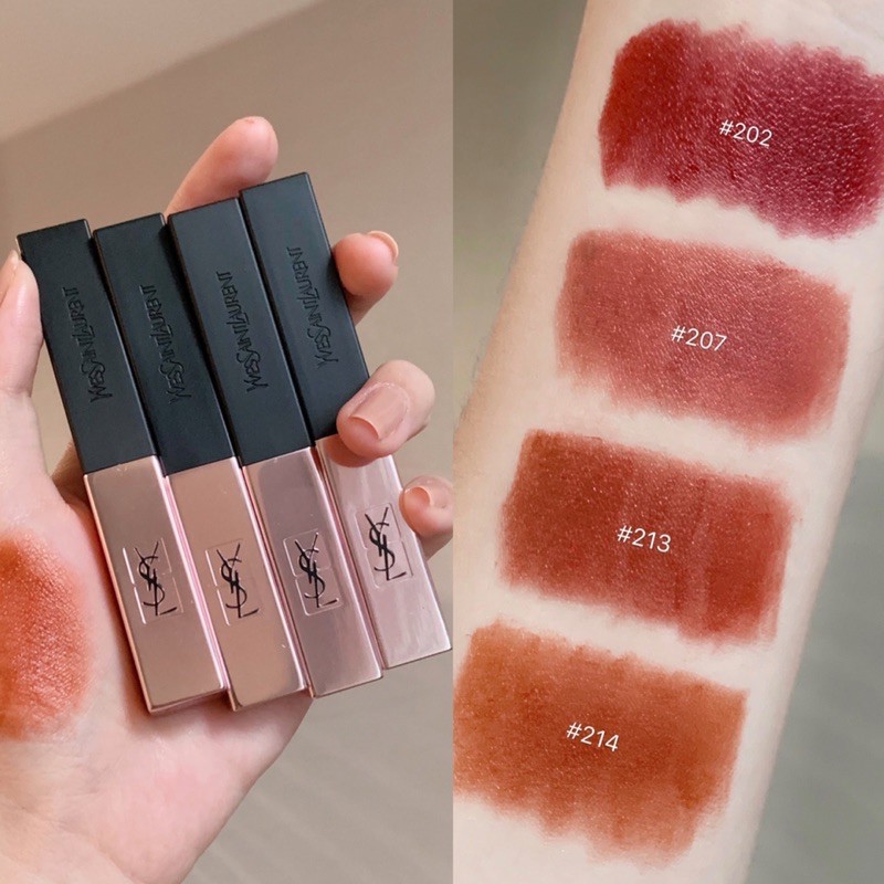 Son Lì Ysl The Slim Glow Matte Lipstick
