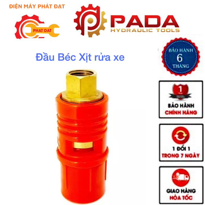 Đầu Béc Xịt rửa xe lõi sứ Cho Máy Rửa Xe Đầu Rời Ren Trong M14mm-Chỉnh tia bằng cách xoay đầu béc