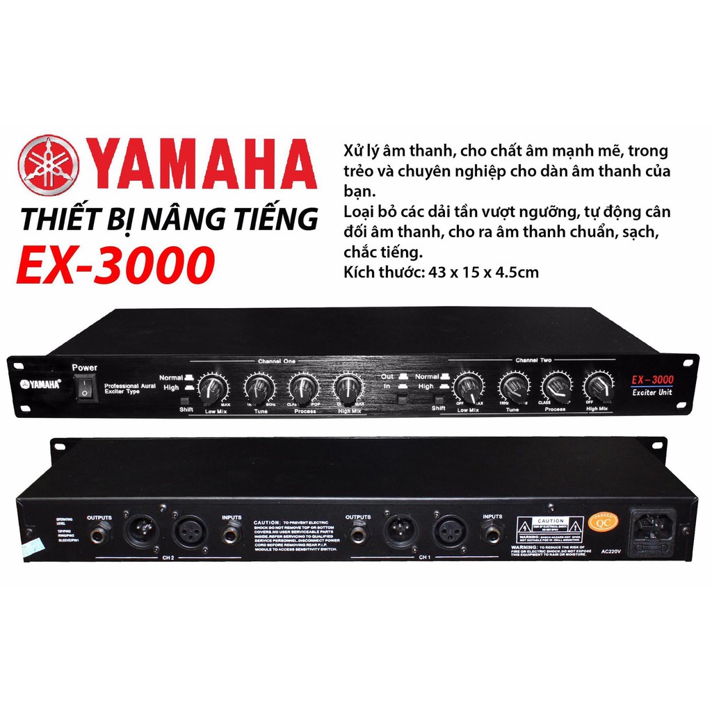 MÁY NÂNG TIẾNG YAMAHA EX-3000
