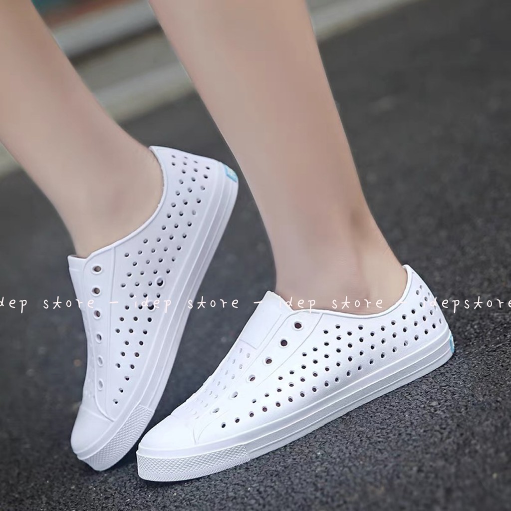 Giày nhựa lỗ nam đi mưa GL025 siêu nhẹ siêu mềm