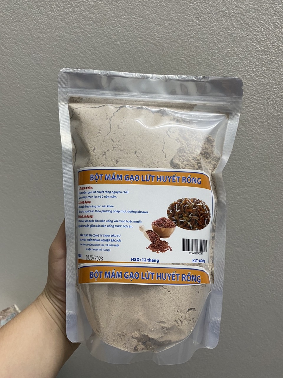 Bột mầm gạo lứt huyết rồng