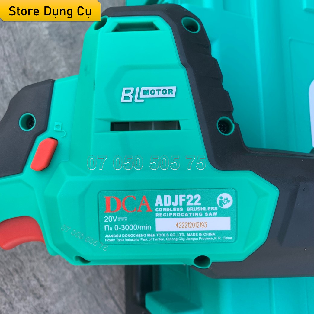 20V Máy cưa kiếm cầm tay DCA ADJF22, Máy cưa kiếm mini, máy cưa đa năng động cơ không chổi than | ADJF22DM, ADJF22Z
