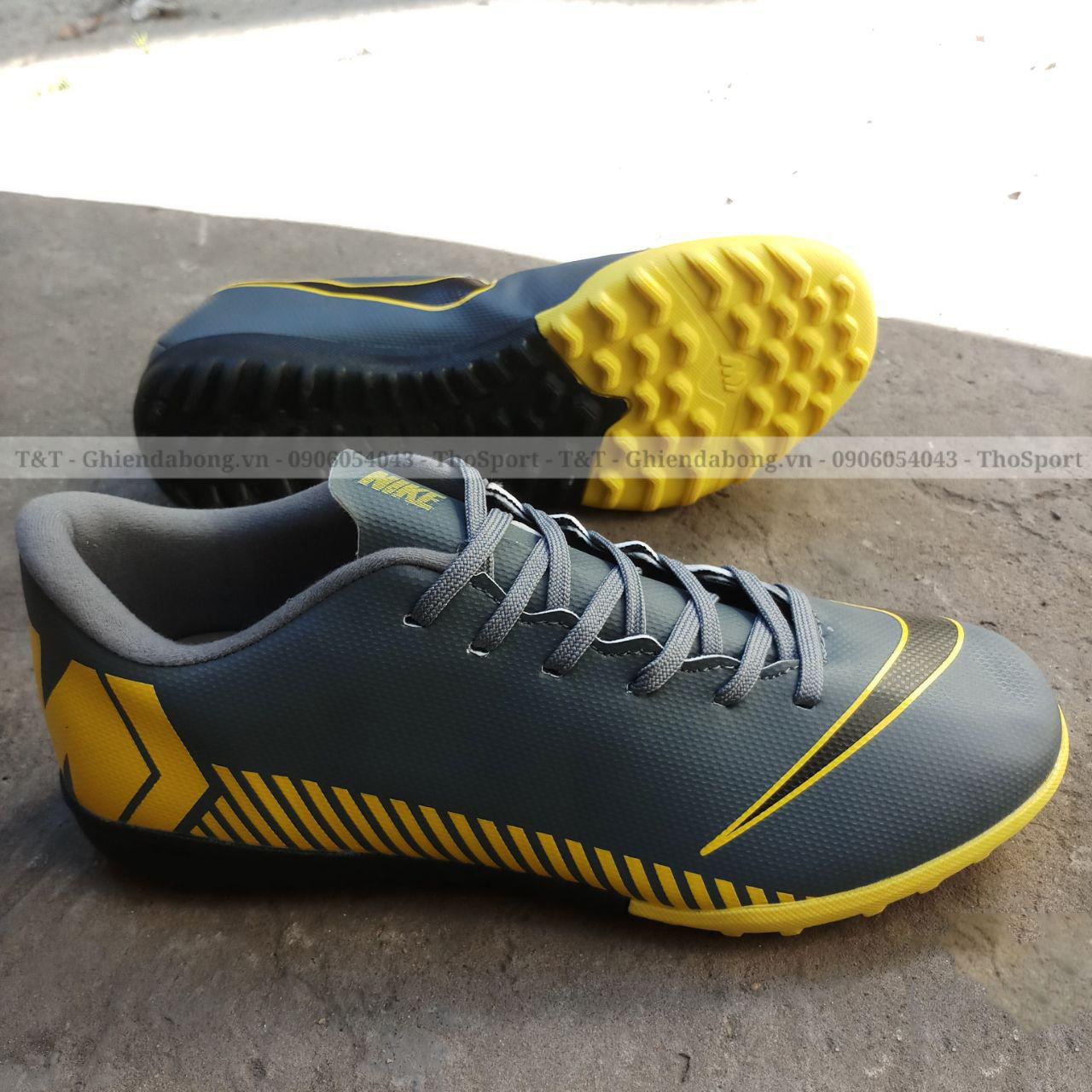 Giày Đá Bóng Mer Vapor X.12 - Da Mềm - Nhẹ
