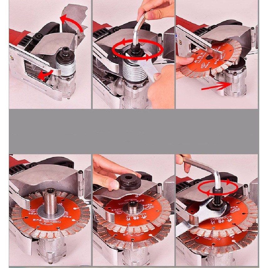 Máy Cắt Tường Tạo Rãnh 5   7 Lưỡi