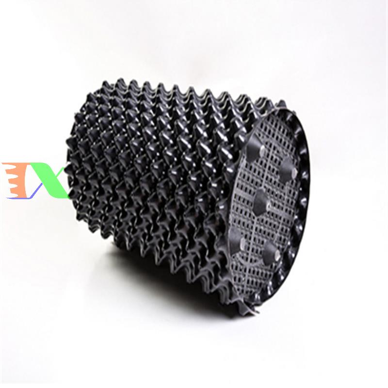 Bầu ươm cây công trình blv-40, chậu trồng cây có lỗ thoáng khí cao 40 cm dày 0.7 mm nhựa pet