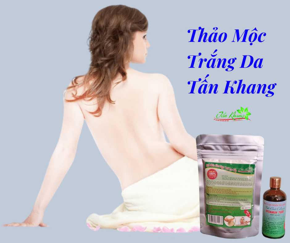 Bột Tắm Trắng Thảo Mộc Thiên Nhiên Tấn Khang