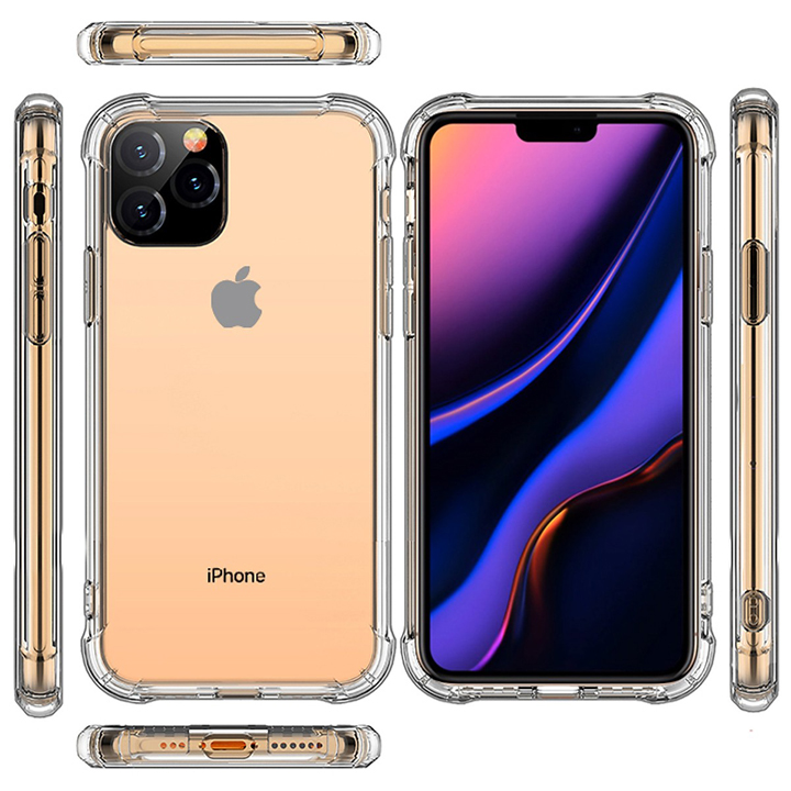Ốp lưng iPhone 11 Pro Max Silicon dẻo trong suốt chống sốc