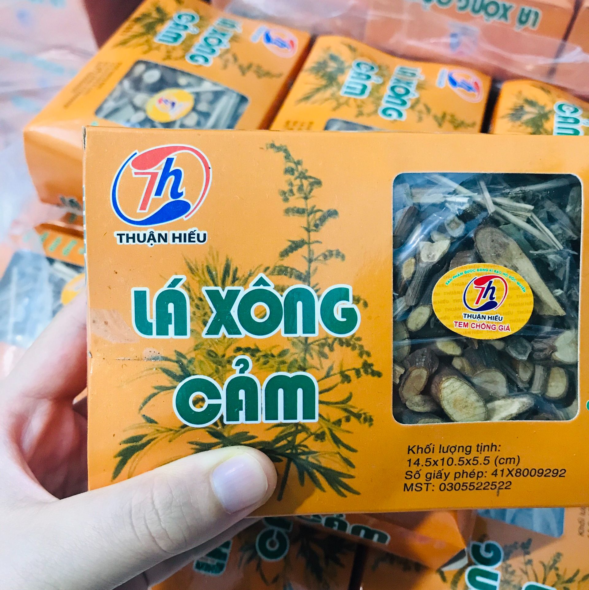 Combo 5 gói lá xông giải cảm thuận hiếu
