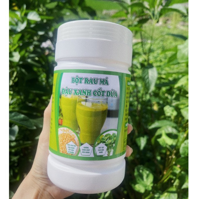 Bột đậu xanh rau má cốt dừa (1 hộp 500g)