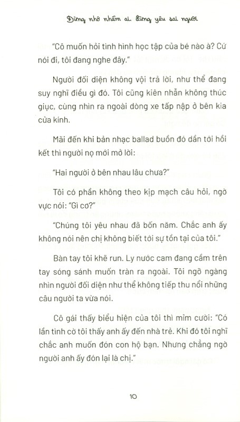 Đừng Nhớ Nhầm Ai, Đừng Yêu Sai Người