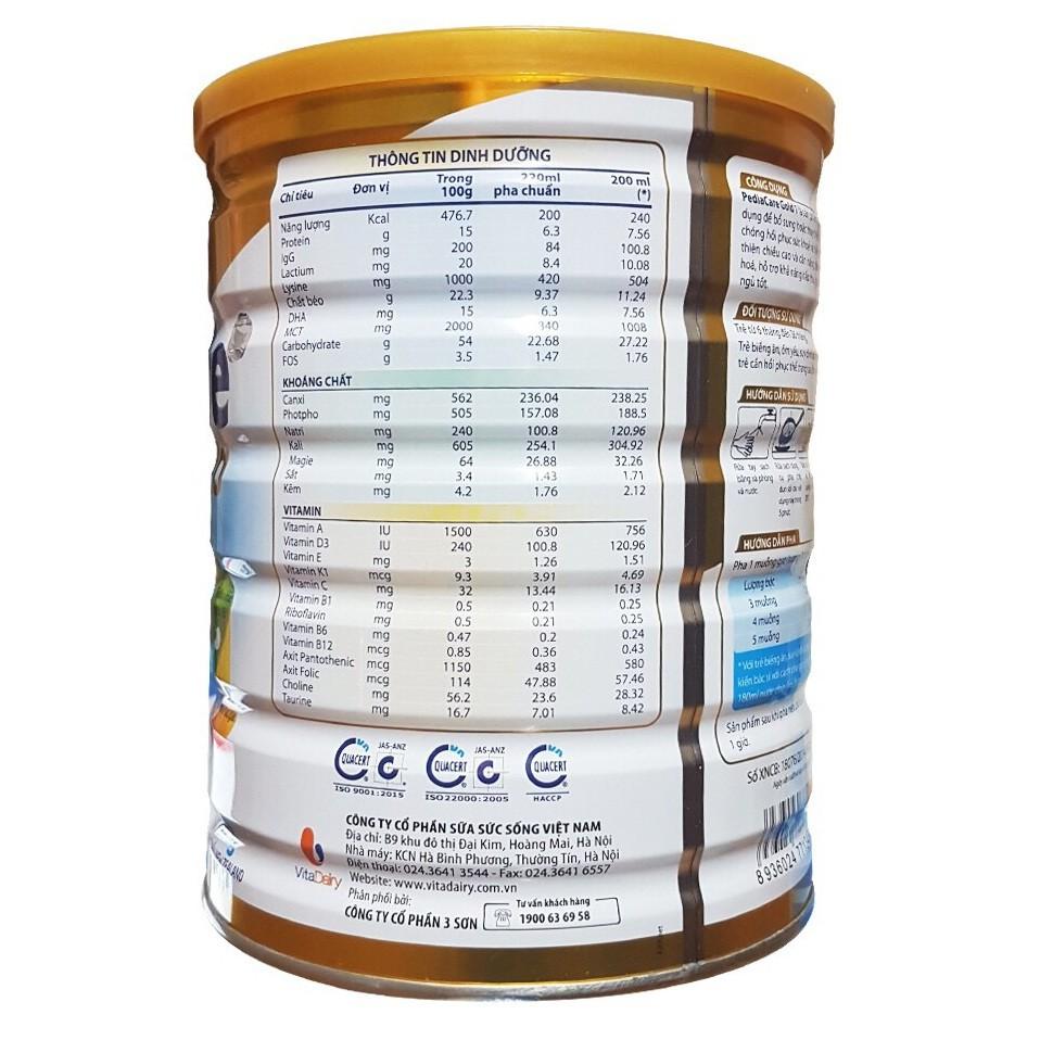 Sữa Pedia care số 1 loại 900g