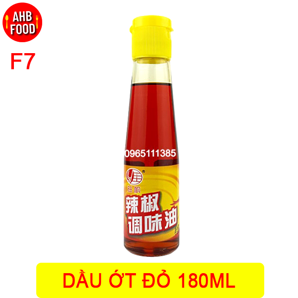 Dầu ớt đỏ 200g - loại chuẩn