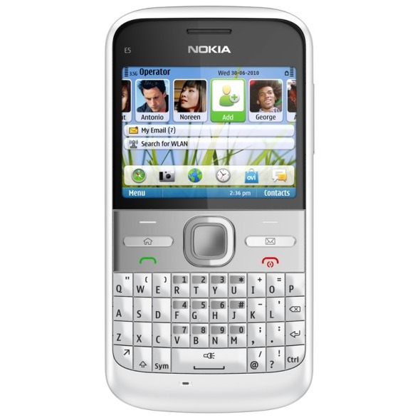 [BÁN LỖ 50 MÁY] Điện thoại Nokia E5 bàn phím qwerty hỗ trợ 3G, Wifi (main zin + bảo hành 12 tháng)