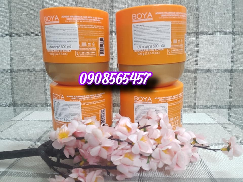 [HCM]KEM Ủ TÓC BOYA HAIR TREATMENT Q10 THÁI LAN (hủ 500ml)