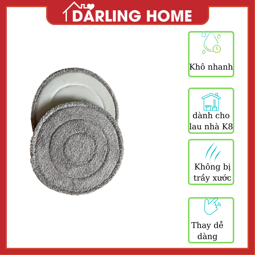 Bông lau nhà K8 K9 Darling Home