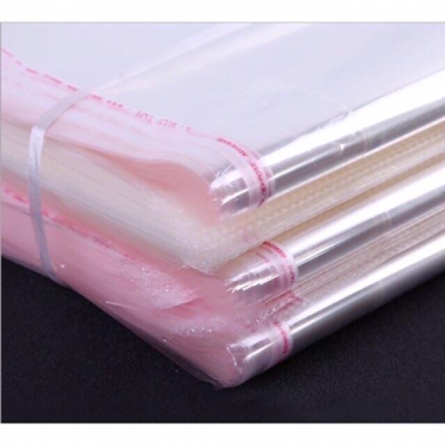 [Giá Siêu Rẻ]1 kg túi bọc ni lông bóng kiếng dán miệng (bao có nắp đựng hàng hóa bịch nilon lì xì hay trang sức)