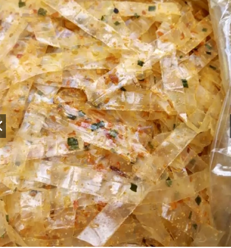 Bánh tráng sợi hành Long An gói 500g