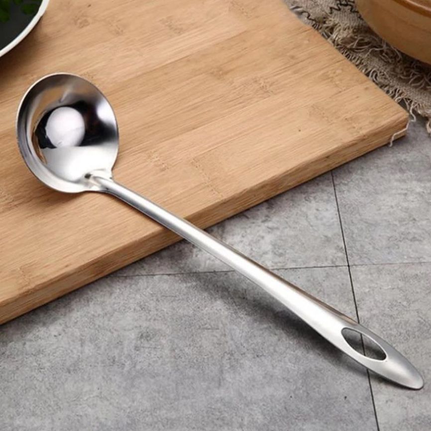 Muỗng Múc Canh Inox , Muôi Lỗ Inox Vớt Mì, Rau Luộc Thức Ăn - Vá Múc ...