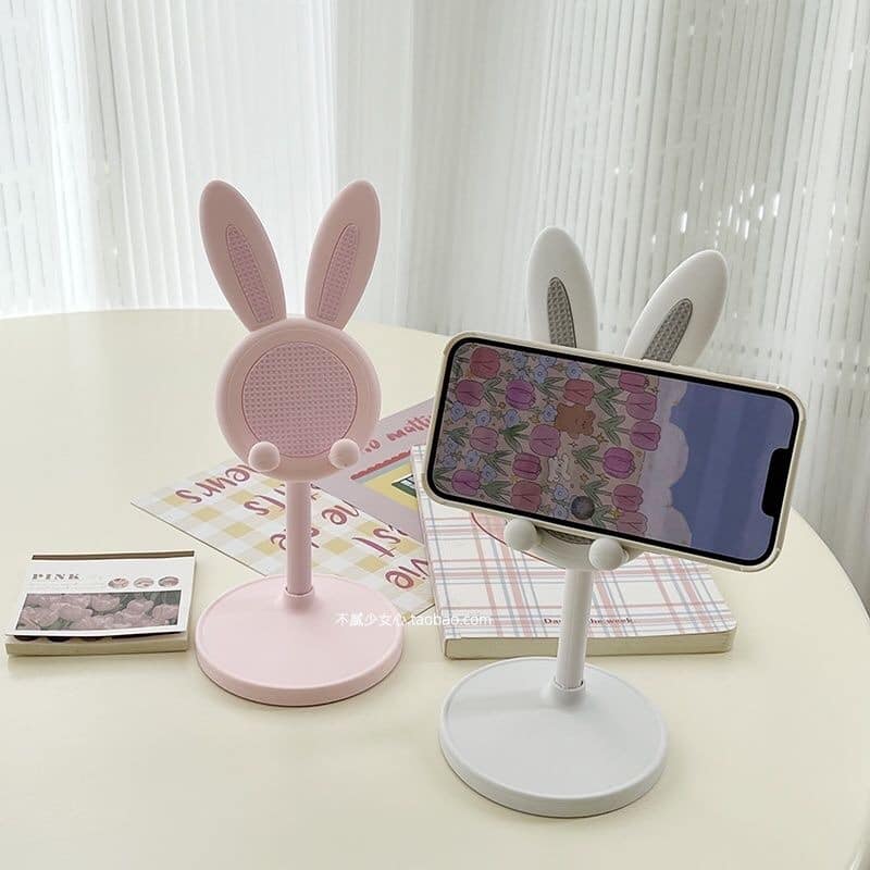 Giá đỡ điện thoại hình tai thỏ cute