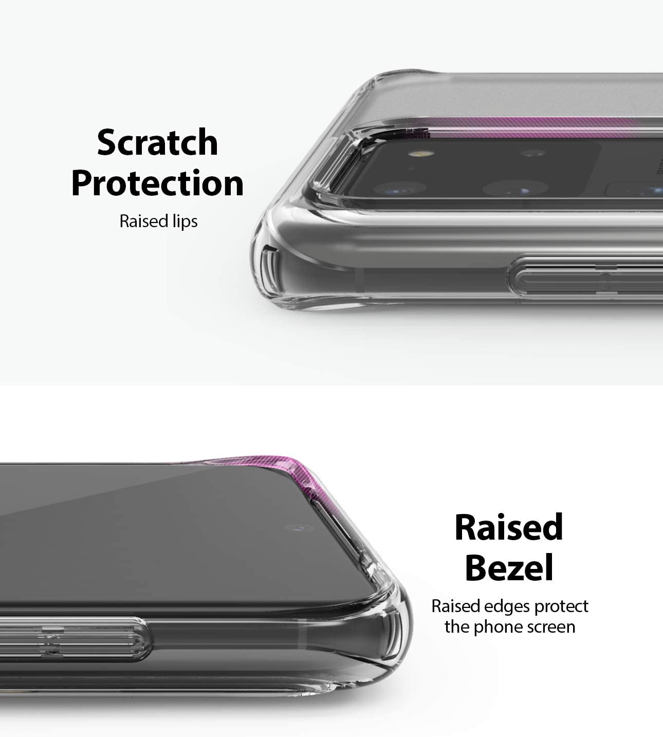 [HOT-Rinke Matte Clear] Ốp lưng Galaxy S20 Plus / Ultra Ringke Fusion Hàn Quốc (Ringke Fusion Case for Galaxy S20+ / S20 Ultra Korea)