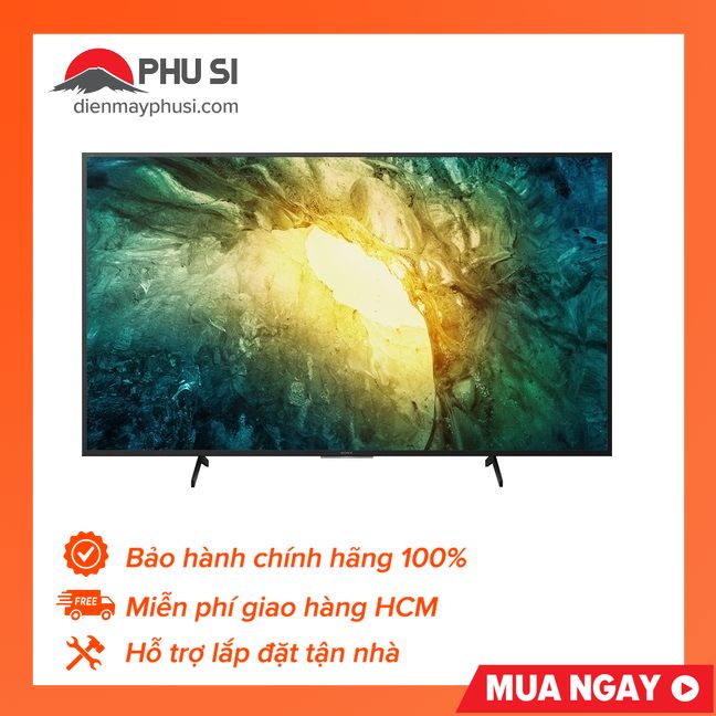[Trả góp 0%]Android Tivi Sony 4K 65 inch KD-65X7500H