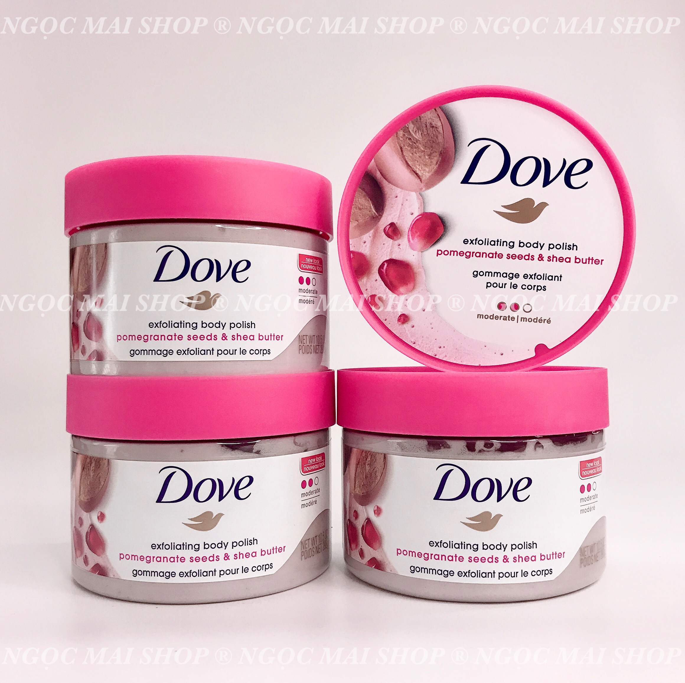 Tẩy Tế Bào Chết Dove Mỹ 298g