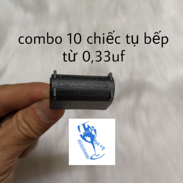 Combo 10 chiếc tụ bếp từ 0,33 uf 630v ~ 1200v