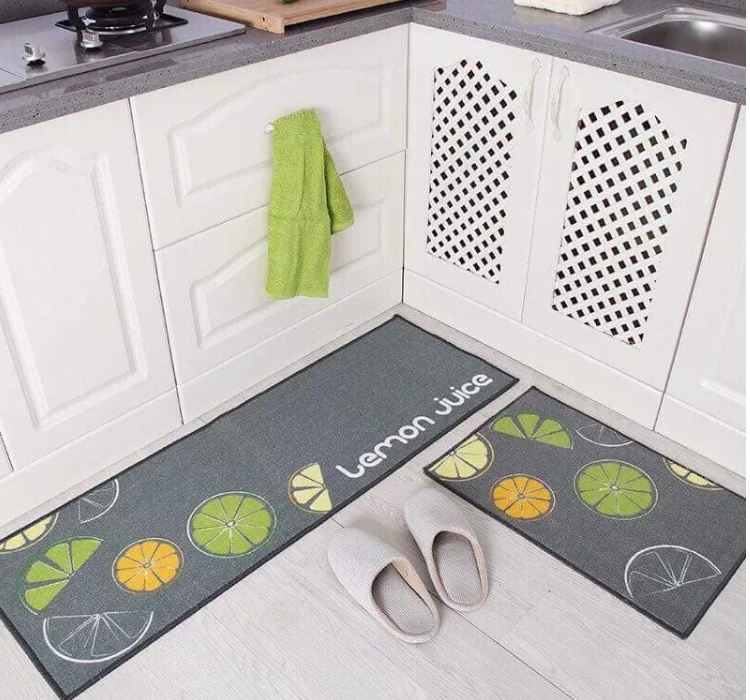 Bộ 02 thảm nhà bếp cao cấp (40 x 60 và 40 x 120 cm)